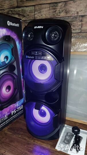 Домашняя аудиосистема Sven PS-750 80Вт и dexp 52Вт