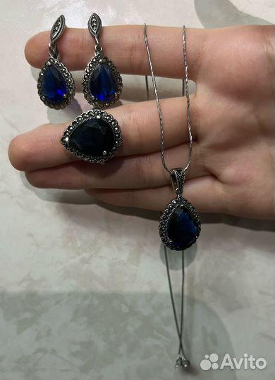 Серьги серебро