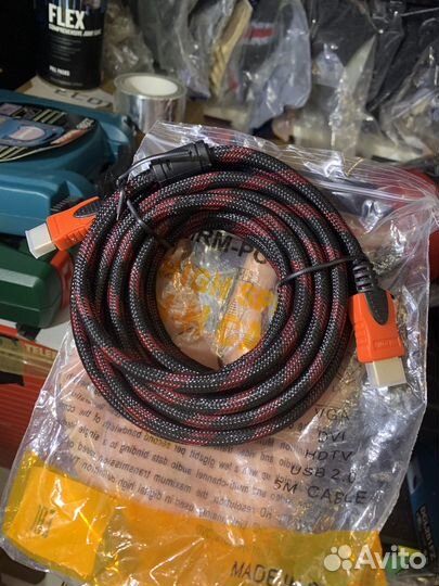 Hdmi - hdmi 5м новый кабель