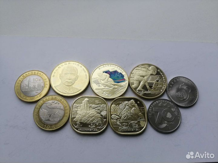 Юбилейные монеты Китай, Таиланд, Индия, Турция