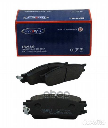 Тормозные колодки 1025f 1025f Goodwill