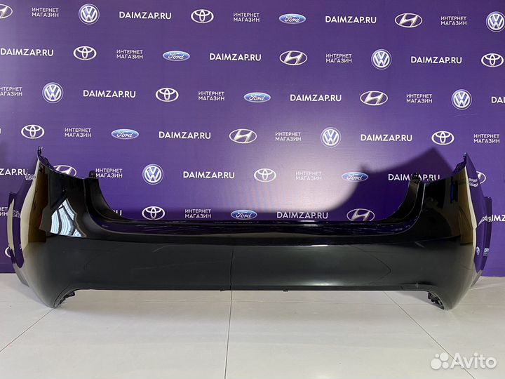 Бампер Задний Kia Rio 3 (11-15) Чёрный