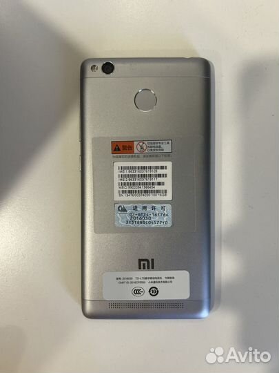 Xiaomi Redmi 3S, 3/32 ГБ