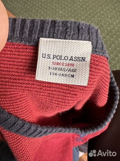 U s Polo assn джемпер и поло на 6-8 лет