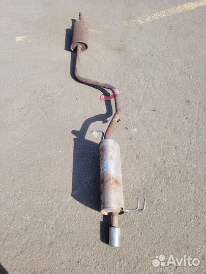 Глушитель на Mitsubishi Colt