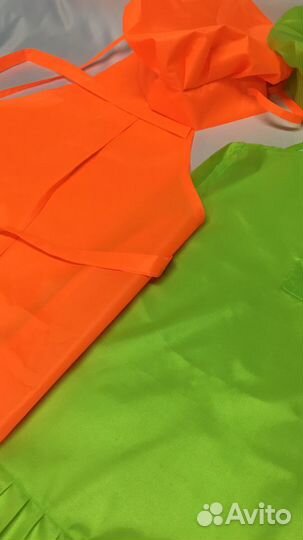 Комплект фартук+колпак, комплект для мастер-классо