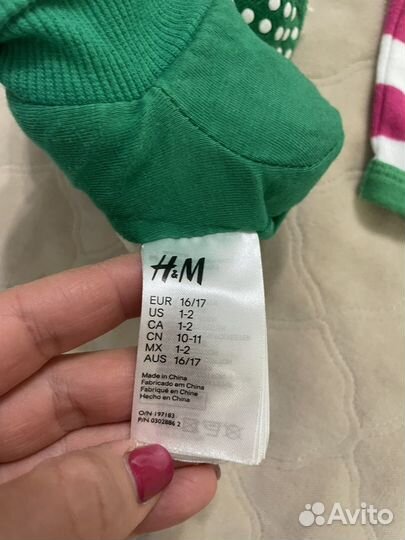 Benetton боди пинетки H&m