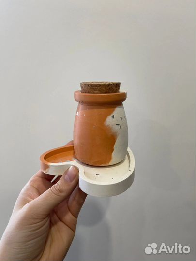 Шкатулка, ваза, свечи ароматизированные