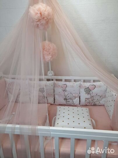 Балдахин в детскую кроватку