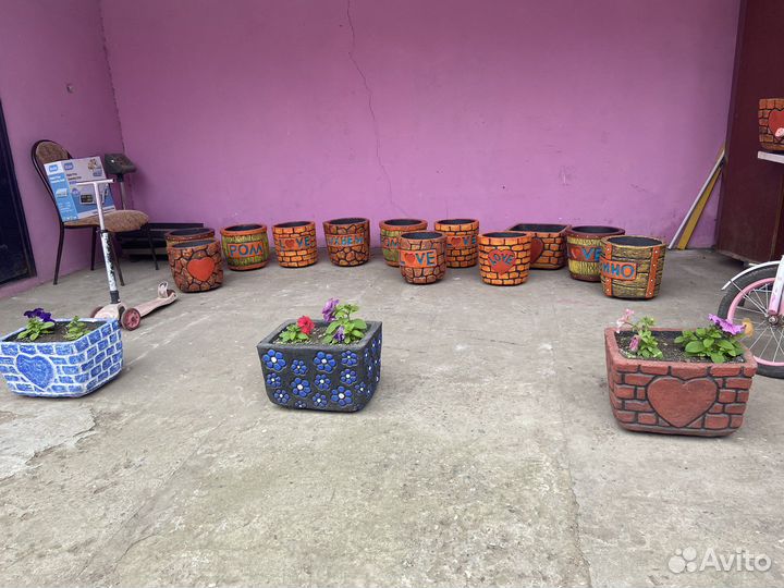 Кашпо горшок для цветов