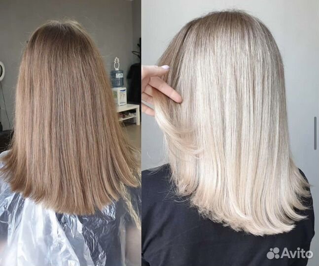 Сложное окрашивание волос air тач колорист