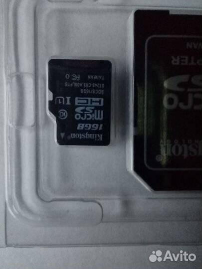 Карта памяти Kingston Class10/16Gb