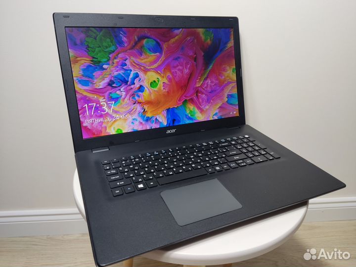 Огромный Acer 17.3, Core i3, 8Gb, SSD256Gb
