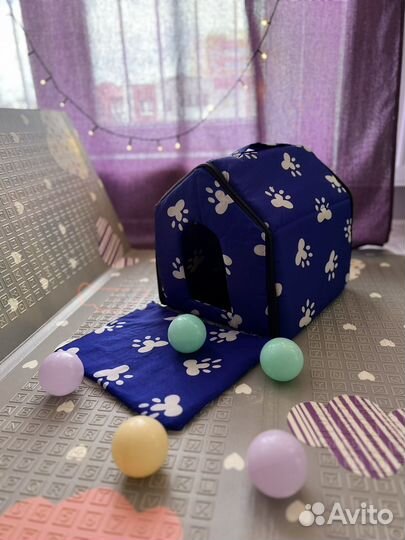 Домик лежанка для маленькой собаки