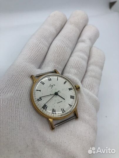 Часы Луч позолоченные СССР