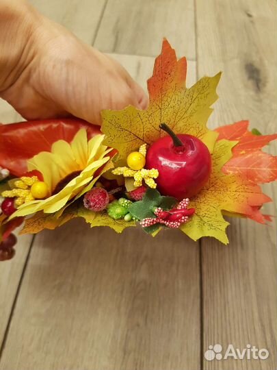 Веночек на голову для праздника осени