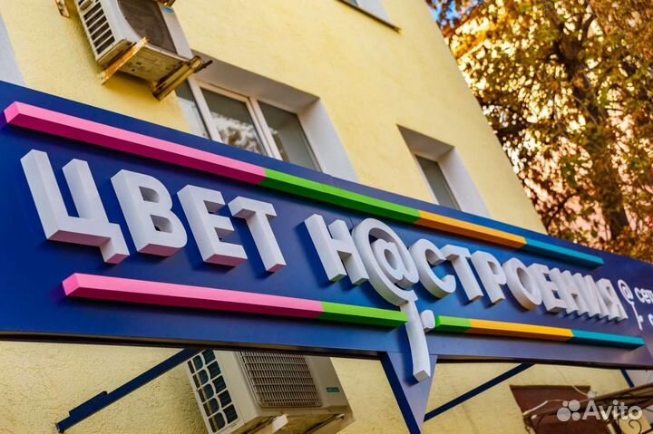 Вывеска. Наружная реклама. Объëмные буквы