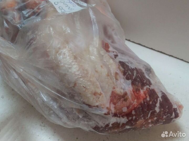 Мясо с говяжьих голов