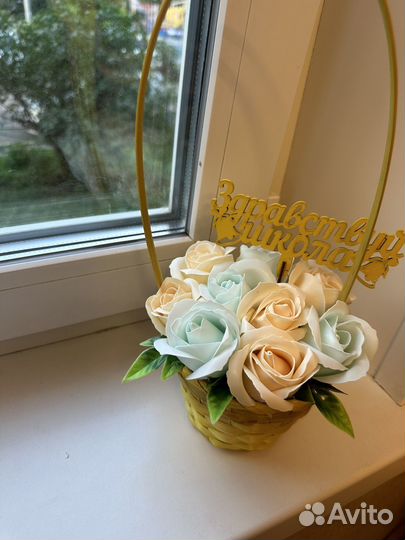 Мыльные розы на первое сентября