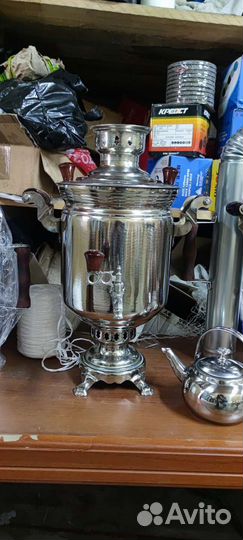 Самовар дровяной (на дровах) 5 литров тульский