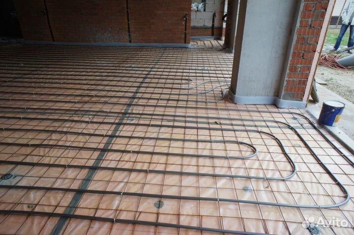 Система обогрева пола для гаража