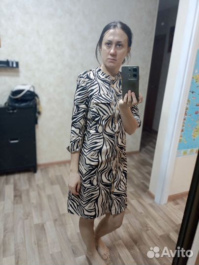 Платье рубашка mohito