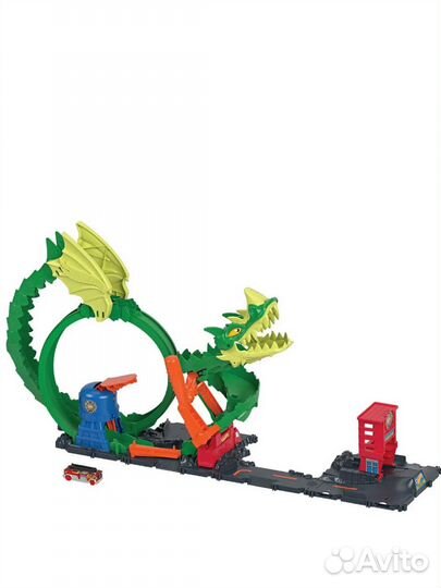 Hot wheels трек дракон
