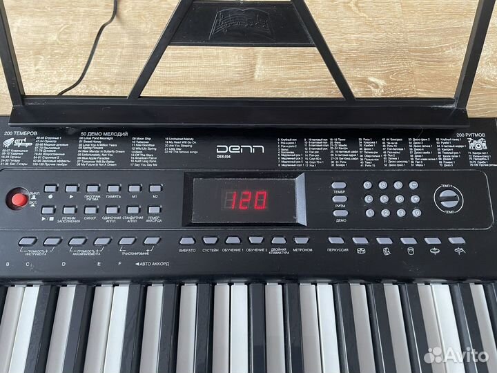 Синтезатор denn dek 494