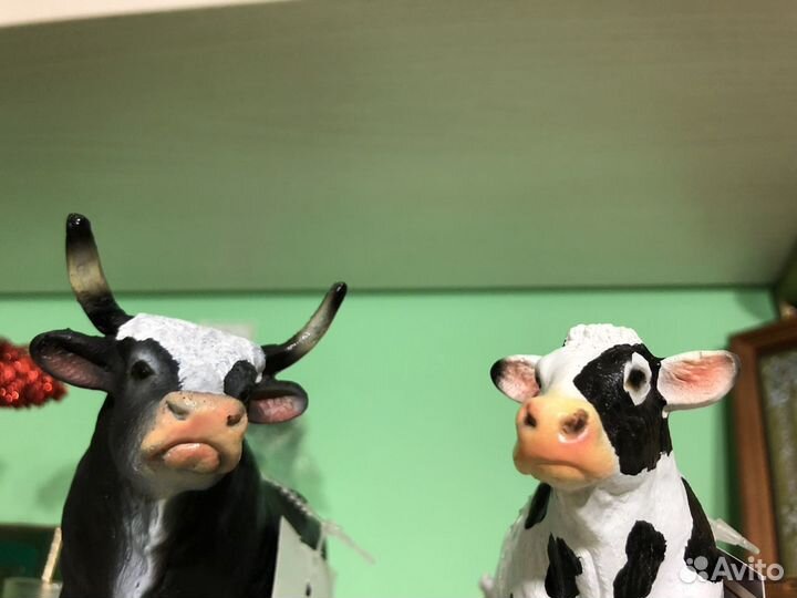 Бык и корова/фигурка декоративная/сувенирная