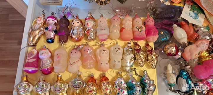 Елочные игрушки СССР
