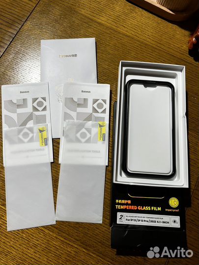 Защитное стекло iPhone 13 pro Baseus