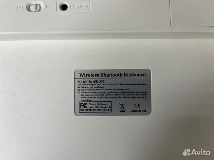 Bluetooth клавиатура BK 3001