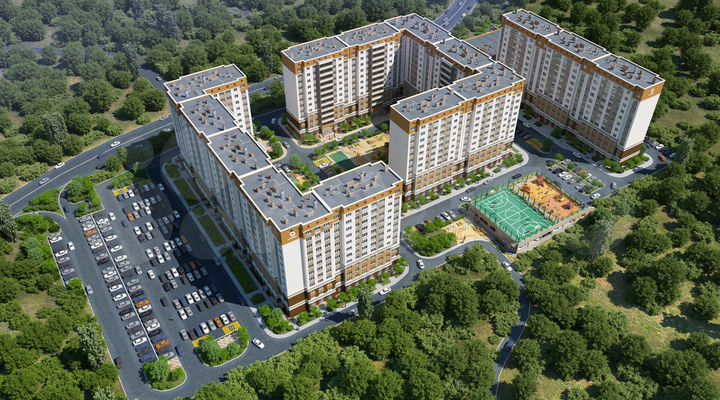 1-к. квартира, 43,9 м², 1/12 эт.