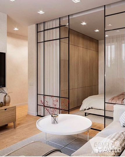 Стеклянные перегородки