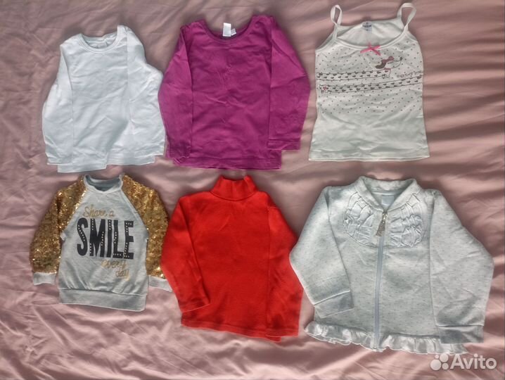 Одежда пакетом для девочки 86 92