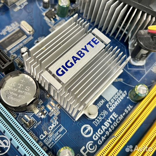 Материнская плата Gigabyte + процессор E2180