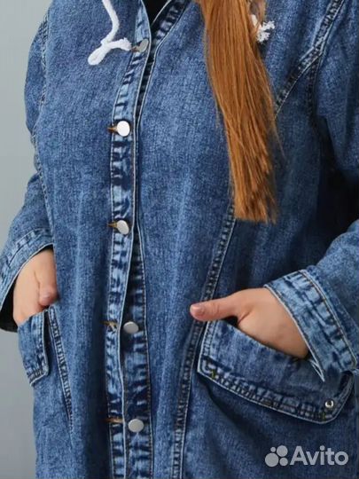 Куртка джинсовка 62-64
