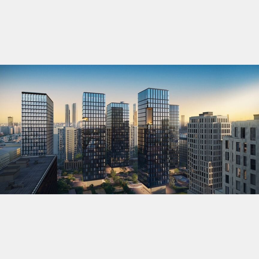 2-к. квартира, 110,4 м², 22/23 эт.