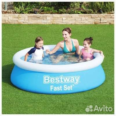 Бассейн надувной Fast Set, 183 x 51 см, Bestway