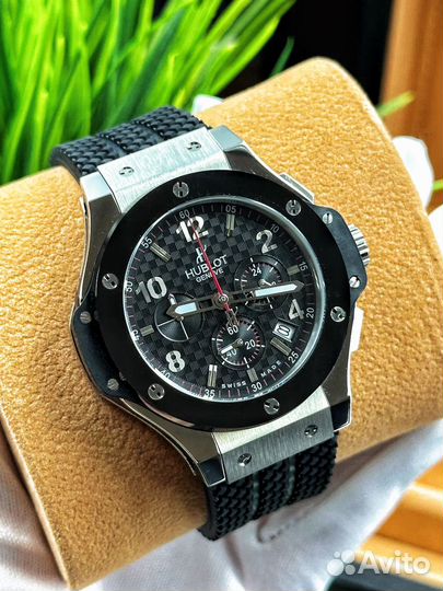 Кварцевые мужские премиум часы Hublot Tuiga