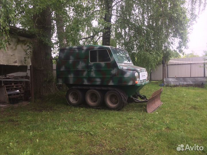 Поставил гусеницы на ЛуАЗ и получился отличный вездеход