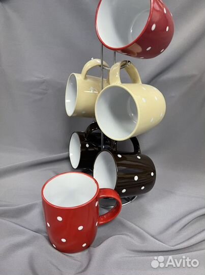 Набор кружек на подставке