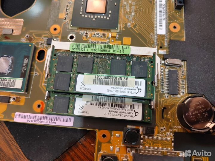 Материнская плата от ноутбука celeron m 550