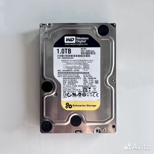 Жесткий диск Western Digital WD 1 тб WD1003fbyx