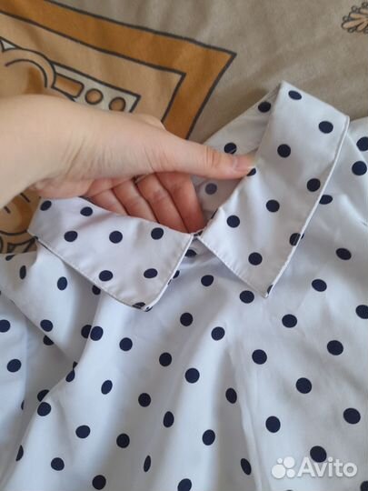Блузка женская в горошек 40-42
