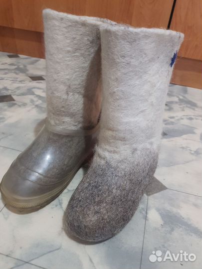 Валенки по галошам 19 см