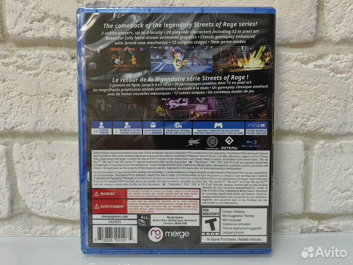 Streets of Rage 4: Anniversary Edition PS4