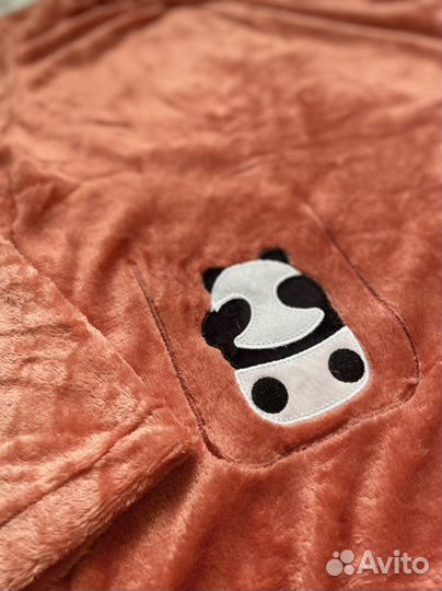 Теплая плюшевая пижама женская 42-44