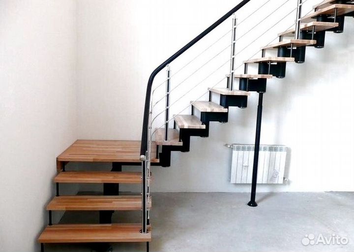 Перила деревянные с установкой