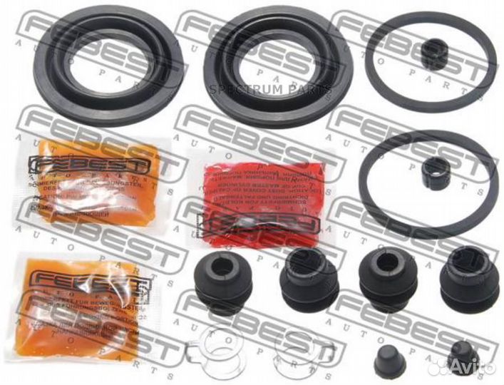 Ремкомплект тормозного суппорта зад прав/лев febes